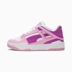 Zapatos deportivos Slipstream Rose para niños grandes, PUMA White-PRISM PINK-Byzantium