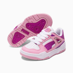 Slipstream AC Rose Kids' Sneakers , PUMA White-PRISM PINK-Byzantium