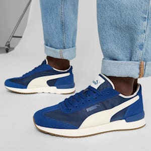 Sneakers R78 Wind Nylon pour homme, Club Navy-Frosted Ivory-Pro Blue, extralarge