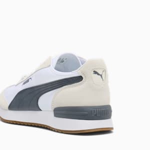 R78 Wind Nylon Men's Sneakers, PUMA White-Glacial Gray-Frosted Ivory, extralarge