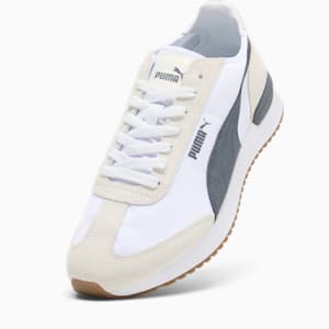 R78 Wind Nylon Men's Sneakers, PUMA White-Glacial Gray-Frosted Ivory, extralarge