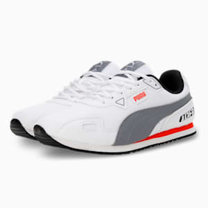 TRIGUST X 1DER Men's Sneakers, PUMA White-Warm Earth-Gray Tile