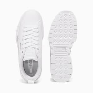 Mayze Snake Big Kids' Sneakers, PUMA White-Feather Gray, extralarge