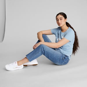 Kaia Platform Floral Women's Sneakers, Cheap Atelier-lumieres Jordan Outlet White-Minty Burst-Loveable, extralarge