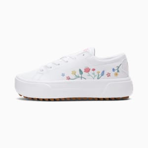 Kaia Platform Floral Women's Sneakers, PUMA White-Minty Burst-Loveable