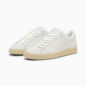 Sneakers Suede Classic Selflove Femme, Warm White-Granola, extralarge