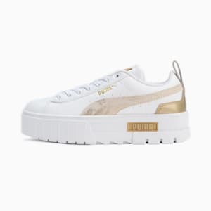 ウィメンズ メイズ グラム スニーカー, PUMA White-Sand Dune, extralarge-JPN