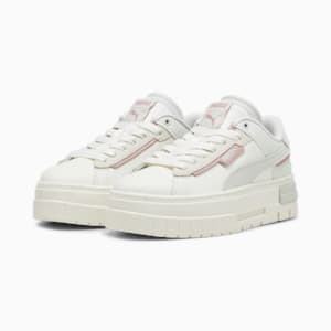 Mayze Crashed PRM Women's Sneakers, Warm White, extralarge-IND