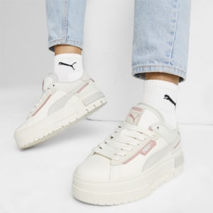 Mayze Crashed PRM Women's Sneakers, Warm White, extralarge-IND