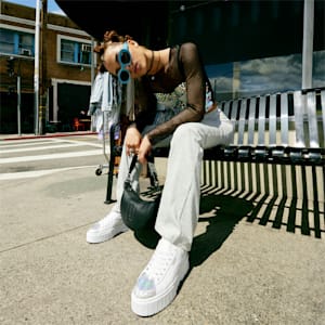 Mayze Tomorrowland Fashion Women's Sneakers, PUMA White, extralarge-IND
