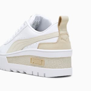 ウィメンズ メイズ ウェッジ ラグジュアリー スニーカー, PUMA White-Granola, extralarge-JPN