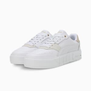 Cali Court Match Women's Sneakers, PUMA White-Granola, extralarge-IND