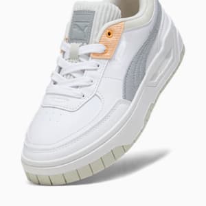 Tenis para mujer Cali Dream Corduroy Chic, PUMA White-Sedate Gray, extralarge