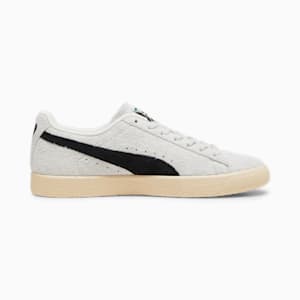 Clyde Hairy Suede Sneakers, Sedate Gray-Cashew, extralarge-IND