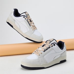 MMQ Service Line Slipstream Lo Unisex Sneakers, PUMA White-New Navy, extralarge-IND