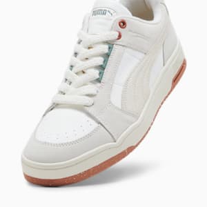 Slipstream Lo Huskie Men's Sneakers, PUMA White-Flaxen-Apple Cider, extralarge