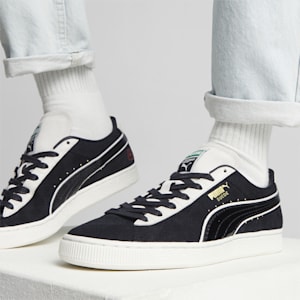 ユニセックス スウェード コレクターズ エディション スニーカー, PUMA Black-Warm White, extralarge-JPN