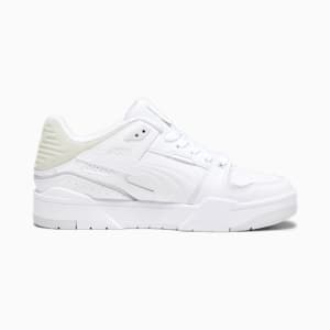 Slipstream Unisex Bball Sneakers, PUMA White-Feather Gray, extralarge-IND