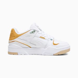 Slipstream Unisex Bball Sneakers, PUMA White-Amber, extralarge-IND