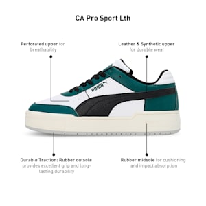 CA Pro Sport Unisex Sneakers, PUMA White-Malachite-Puma Black, extralarge-IND