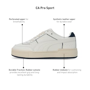 CA Pro Sport Unisex Sneakers, Warm White-Alpine Snow-Inky Blue, extralarge-IND