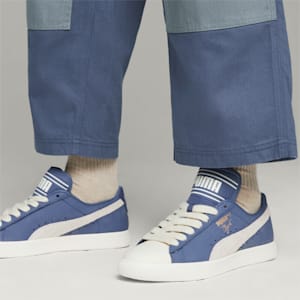 PUMA x RHUIGI Clyde Sneakers, Pristine-Pristine-Inky Blue, extralarge