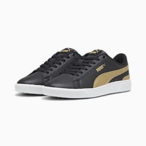 Vikky v3 Nova Youth Sneakers, PUMA Black-Gold-PUMA White, extralarge-IND