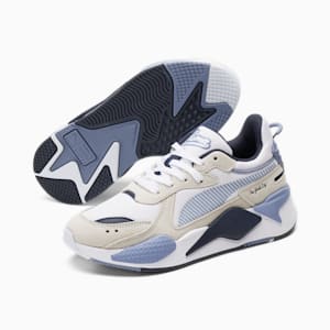 PUMA NYC RS-X Reinvent Flagship Play Women's Sneakers, PUMA White-Pristine-Filtered Ash