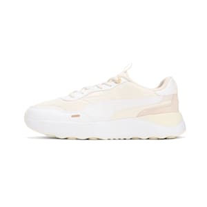 ウィメンズ ランテイムド プラットフォーム リージェント ロマンス スニーカー, Vapor Gray-PUMA White-Frosted Ivory-PUMA Gold, extralarge-JPN