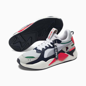 PUMA NYC RS-X Park Flagship Men's Sneakers, PUMA White-Parisian Night-Harbor Mist-For All Time Red, extralarge
