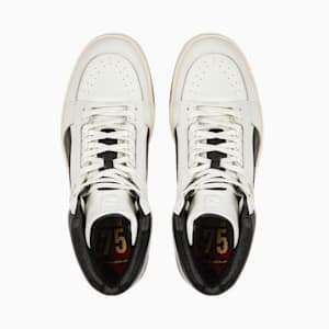 SLIPSTREAM MID PRM 75th Anniversary Edition Unisex Sneakers, Blanc de Blanc-PUMA Black-PUMA Gold, extralarge-IND