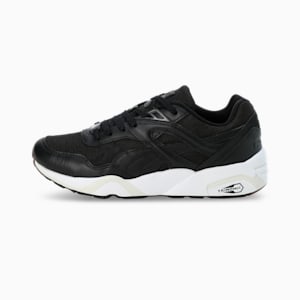 R698 PRM 75th Anniversary Edition Men's Sneakers, PUMA Black-PUMA White-Warm White, extralarge-IND