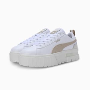 Mayze OW Women's Sneakers, PUMA White-Putty-Warm White, extralarge-IND