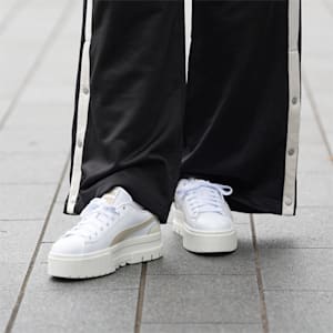 ウィメンズ メイズ OW スニーカー, PUMA White-Putty-Warm White, extralarge-JPN