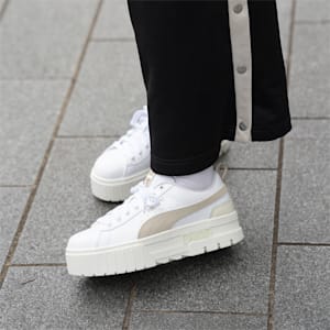 ウィメンズ メイズ OW スニーカー, PUMA White-Putty-Warm White, extralarge-JPN