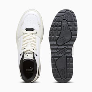 Slipstream Xtreme Leather Sneakers, Vaporous Gray-Warm White-PUMA Black, extralarge-GBR