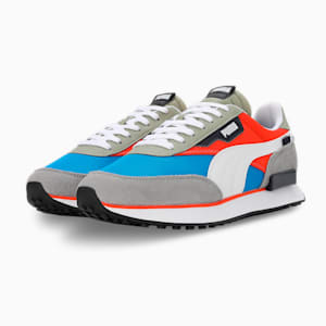 Future Rider Play On Unisex Sneakers, Racing Blue-Hot Heat, extralarge-IND