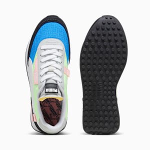 Future Rider Play On Unisex Sneakers, Ultra Blue-Speed Green, extralarge-IND