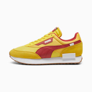 puma grey sneaker, Pelé Yellow-Club Red, extralarge