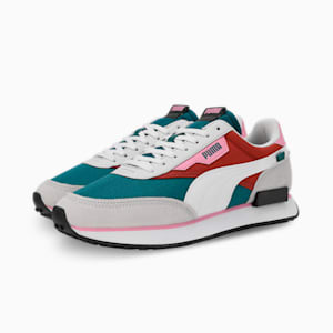 Future Rider Play On Unisex Sneakers, Cold Green-Mars Red, extralarge-IND