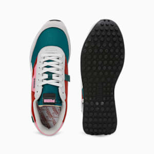 Future Rider Play On Unisex Sneakers, Cold Green-Mars Red, extralarge-IND