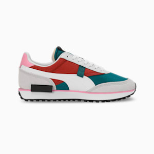Future Rider Play On Unisex Sneakers, Cold Green-Mars Red, extralarge-IND