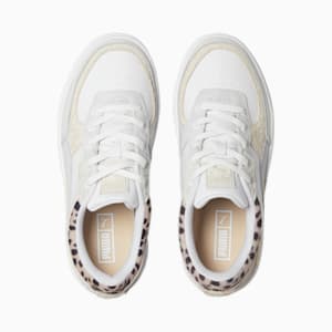 Tenis Cali Dream Animalia Leopard para mujer, PUMA White-PUMA White-Frosted Ivory