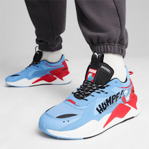 ユニセックス PUMA x スマーフ RS-X スニーカー, Team Light Blue-PUMA Red, extralarge-JPN