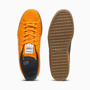 ユニセックス PUMA x スマーフ スウェード スニーカー, Pumpkin Pie-Puma Black, extralarge-JPN