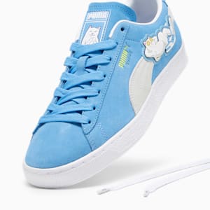 ユニセックス PUMA x RIPNDIP スウェード スニーカー, Regal Blue-PUMA White, extralarge-JPN
