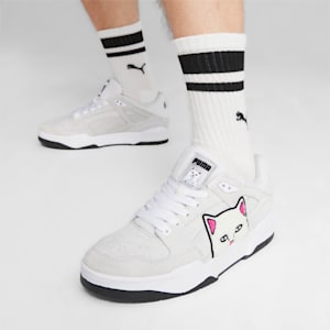 ユニセックス PUMA x RIPNDIP スリップストリーム スニーカー, PUMA White-PUMA Black, extralarge-JPN