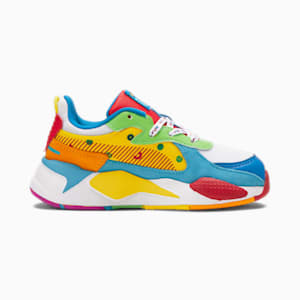 PUMA x COCOMELON RS-X Little Kids' Sneakers , PUMA White-Blazing Yellow-PUMA Red