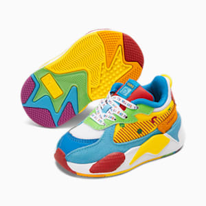 PUMA x COCOMELON RS-X Toddlers' Sneakers , PUMA White-Blazing Yellow-PUMA Red