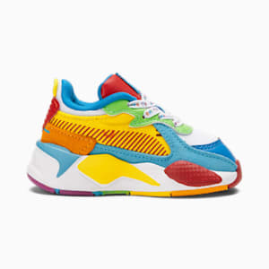 PUMA x COCOMELON RS-X Toddlers' Sneakers , PUMA White-Blazing Yellow-PUMA Red